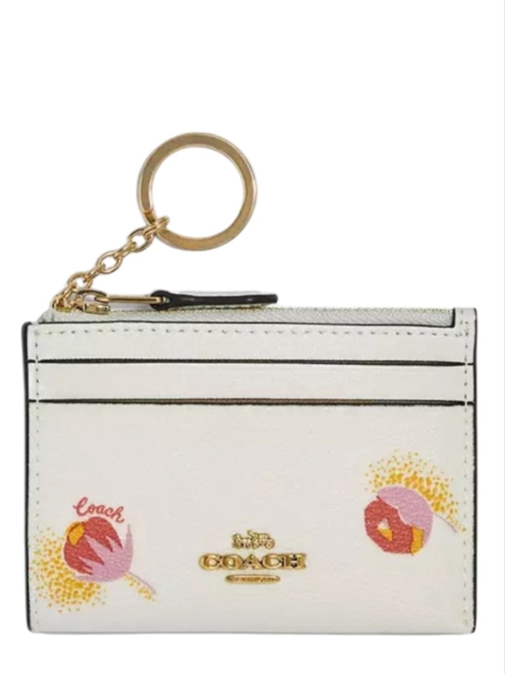 Coach Mini Skinny ID Case With Pop Floral Print